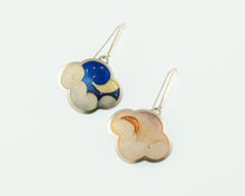 Load image into Gallery viewer, Sunrise Moonrise Cloisonné Earrings