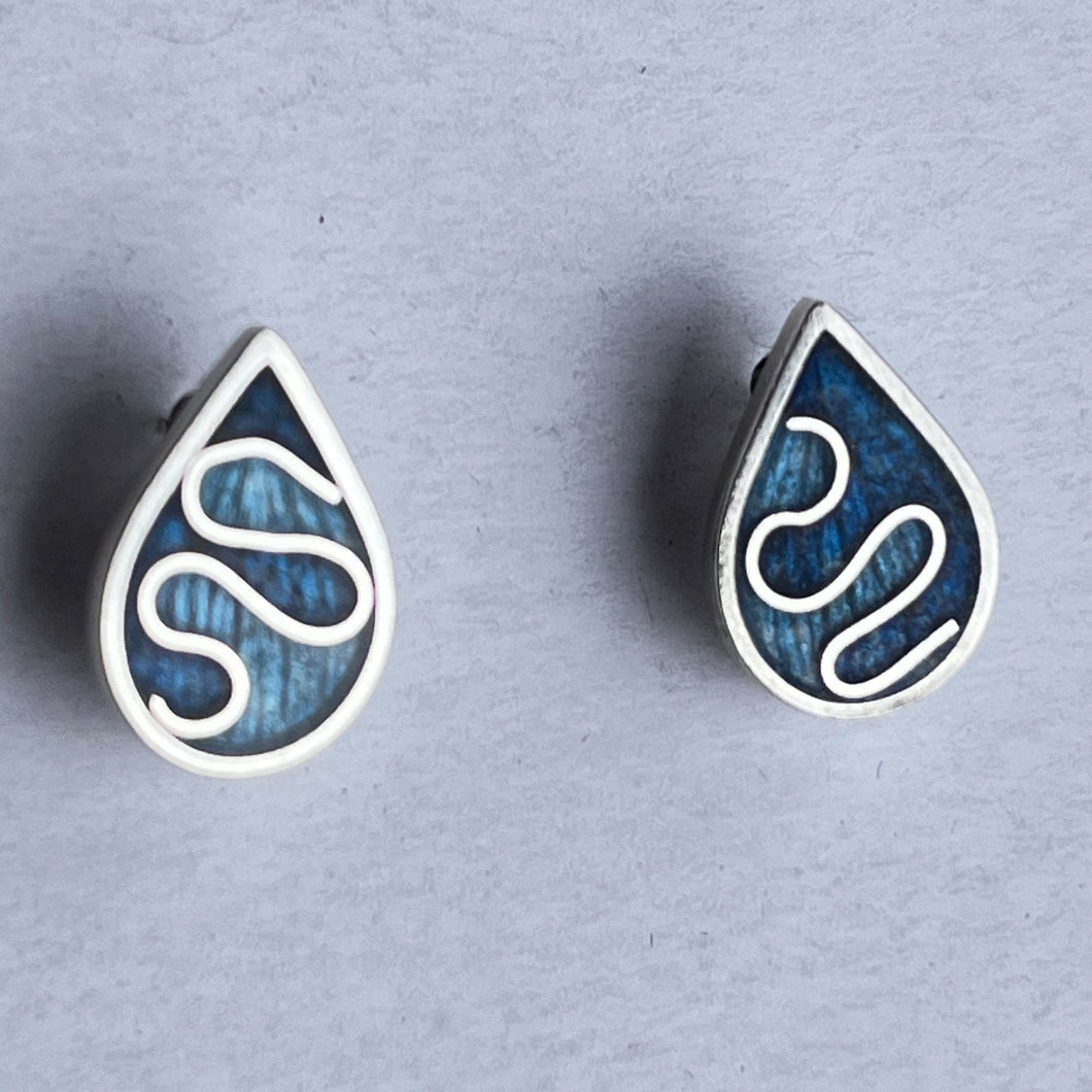 Water Drop Stud Earrings