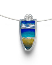 Load image into Gallery viewer, Sea, Sky and Sand Pendant
