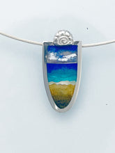 Load image into Gallery viewer, Sea, Sky and Sand Pendant

