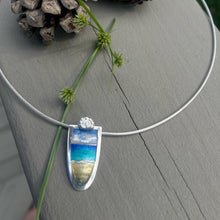 Load image into Gallery viewer, Sea, Sky and Sand Pendant
