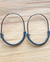 Load image into Gallery viewer, Sterling hoop earrings
